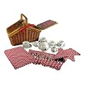Marienk�fer Puppen -Teeservice im Picknickkorb