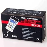 Digital Luggage Weighing Hanging Scale,Digital Portable Luggage Scale Baggage Scale Suitcase Weigh Scale with Measuring Tape Fish Scale Fishing Scale Parcel Scale 50KG Precision Scale = No More Excess Baggage Charges