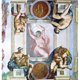 A3 Glossy Gloss photo image print classic painting God separates light and darkness Michelangelo