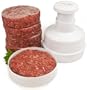 Andrew James Hamburger Maker / Beefburger Press + 100 Wax Discs - Ideal For Summer BBQ's - Comes Apart For Easy Cleaning