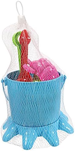 7pcs Kids Octopus Bucket Spade Rake Pot Sand Water Beach Tools Toy High Quality