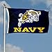 US Navy Midshipmen Double Sided Nylon Embroidered Flag
