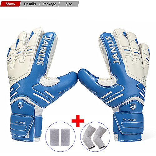 SportoutYouth&Adult Goalie Goalkeeper Gloves,Strong Grip for The Toughest Saves, with Finger Protect & 4+3MM Latex to Give Splendid Protection to Prevent Injuries,4 Colors
