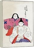 Box Canvas Print of Old forms of emperor and empress dolls. from Heritage-Images
