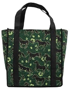 Horses Shopping Bags Reusable Grocery Bag Horse ECO EARTH FRIENDLY GREEN Totes RE USABLE