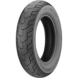 Dunlop D404 Cruiser Motorcycle Tire w/ Free B&F Heart Sticker Bundle - Black - 140/90-16 / Rear