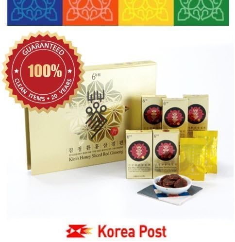 Kimjunghwan Honeyed Korean Red Ginseng Slices 200g(20g x 10pieces) by Korea Post