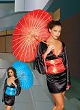 Elegant Moments 2pc. Costume includes a silky satin dress & a tapestry sash