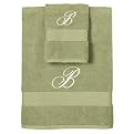Fieldcrest® Classic Monogrammed Towels - Oil Green