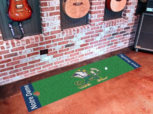 Notre Dame Golf Putting Green Runner Runner 1.50 x 6.00