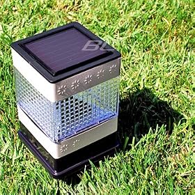 Stainless Steel Fence Post Solar Light (2pcs) ST216H