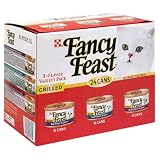 Fancy Feast Gourmet Cat Food Grilled 3-Favor Variety, 24-Count Cans (Pack of 2)