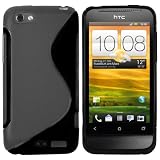 mumbi TPU Silikon Schutzh�lle f�r HTC One V schwarzvon "mumbi"