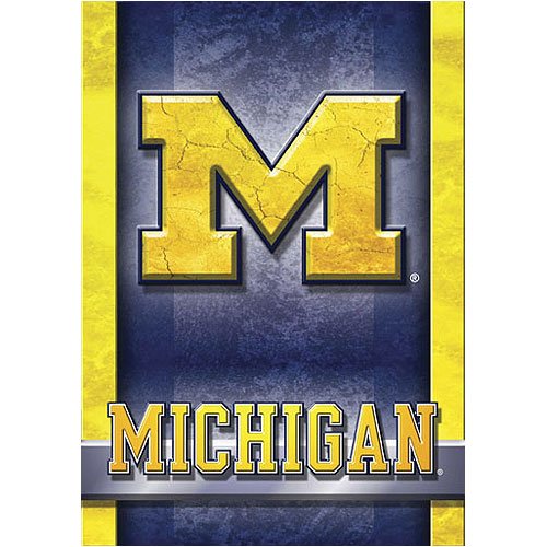Michigan Wolverines NCAA Large Impressions Polyester Flag