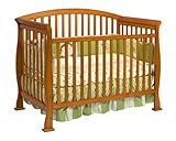 IMAGE OF DaVinci Thompson 4 in 1 Crib with Toddler Rail, Oak