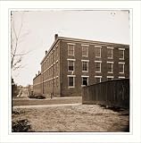 Civil War Photo (M): Petersburg Virginia. Tobacco warehouses on High Street used as a prison