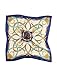 uxcell Women Fashionable Navy Green Print 100% Silk Square Scarf