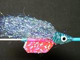 NEW FLIES Pearlescent Nuclee-r UVA Holographic & Glow in Dark Sinking Lazar Head Tube & Trolling Turbulator Fly #124