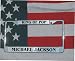 All Products : MICHAEL JACKSON LASER ENGRAVED LICENSE PLATE FRAME KING OF POP