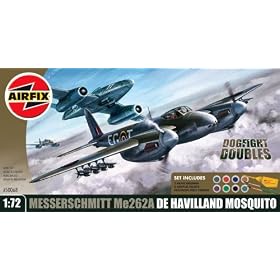 Airfix - A50068 - Maquette - Dogfight Double Mosquito / Me262 Boxed Gift Set