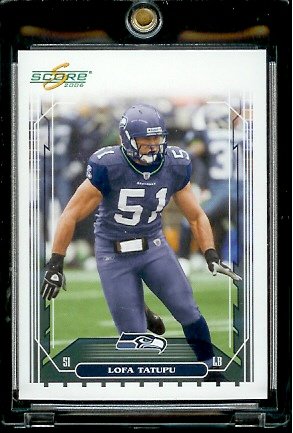 2006 Score Factory Set Single Card # 244 Lofa Tatupu - Seattle Seahawks - NFL Football Cards