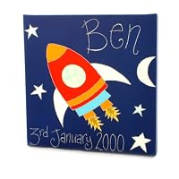 Personalised Rocket Canvas