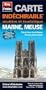 Marne, Meuse, Carte routi�re et touristique