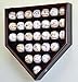 30 Baseball Ball Display Case Cabinet Holder Rack Home Plate Shaped w/98% UV Protection- Lockable