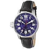 Invicta Men's F0052 Exclusive Force Collection Lefty GMT Black Leather Watch