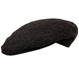 Borsalino Ivy Style Deep Grey Herringbone Cap