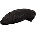 Borsalino Ivy Style Deep Grey Herringbone Cap
