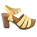 Beston CD12 Women's Platform Chunky Heel Ankle Strap Sandals Half A Size Smaller