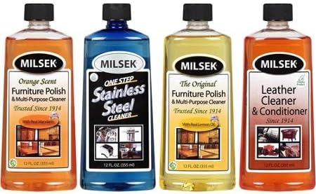 Milsek Liquid Cleaner Variety Pack, 12 fl oz, 4 count