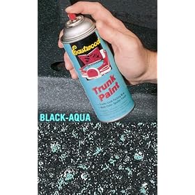 Eastwood Trunk Paint Black Aqua Kit - Splatter Spatter