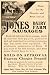 1906 Vintage Ad Jones Dairy Farm Sausages Fort Atkinson - Original Print Ad
