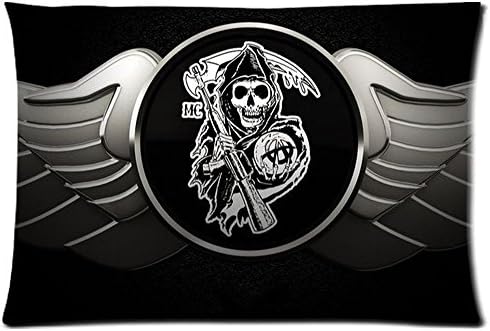 Ulive New Fashion 2015 New Arrival Sons Of Anarchy The Hot Tv Opera Custom Throw Pillow Case Best Christmas Gift 20X30 Inch 2 Sides