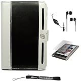 Professional Black and Grey Delux Leather Portfolio