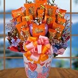 Lovin Reese's Valentines Day Candy Bouquet Gift Basket