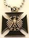 German Eagle IRON CROSS Military Army Pendant title=