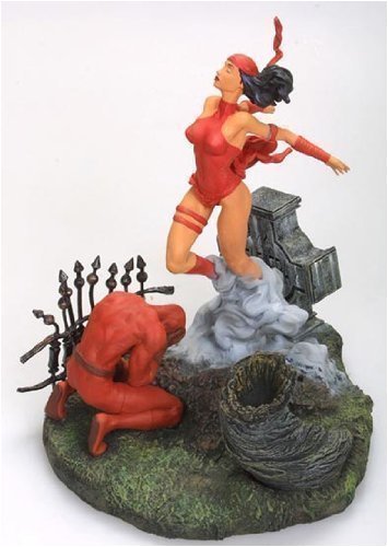 DF Daredevil: Death of Elektra Diorama Statue-image