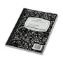 MEA09910 - Sewn Black Marble Cover Composition Book with Wide Rule 11/32