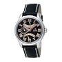 Festina Men's F16275/9 Retro Grade Stainless Steel Leather Strap 24-Hour Dual Time Watch