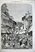 1858View Main Street Agra Cattle People Buildings India