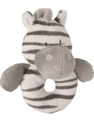 Baby Product: Suki Baby Zooma Soft Boa Plush Babys Ring Rattle with Embroidered Accents (Zebra) - BabyCenter