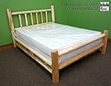 MIDWEST LOG FURNITURE - Premium Full Northern White Cedar Log Bed