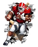 Georgia Bulldogs Football Player Wallcrasher