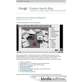 Google Custom Search Blog