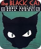 Vintage Boris Karloff Bela Lugosi Edgar Allen Poe Horror Movie MOUSE PAD The Black Cat