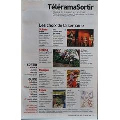 TELERAMA SORTIR N? 2898 du 27-07-2005 LE QUATUOR TERPSYCORDES AU PARC FLORAL - SUR LES TRACES DE SISSI EN BAVIERE - DANSE - LE VIF DU SUJET - CABARET NEW BURLESQUE - CINEMA - INSIDE DEEP THROAT - SHAUN OF THE DEAD - RICKY FORD ORCHESTRA - BRIAN SETZER - FESTIVAL INDETENDANCES - LA FLORE BRESILIENNE - PIERRE ALECHNINSK