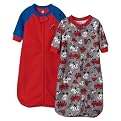 Newborn Boys' Gerber 2pk Blanket Sleepbag - Fire Truck Red
